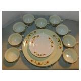 Hall Jewel Tea Autumn Leaf dinnerware