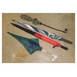 4 umbrellas: Clamp-on camo hunting & more