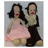 Hand crocheted stuffed animals, dolls & afghan