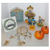 Fall Autumn home dï¿½cor - Chalkware Asian nodder