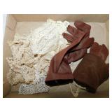 Vintage Finale ladies gloves & lace, made in Hong