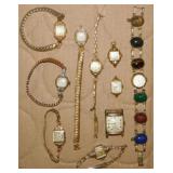 Ladies vintage watches: Elgin - Bulova - Benrus -