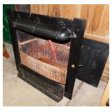 Cast iron fireplace insert, 31" x 16" x 31",