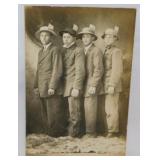 Several antique real photo RPPC postcards