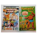 6 Marvel comic books: 2 Fantastic Four -