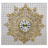 1973 Burwood New Haven wall clock, 23" diam.