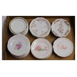 30 antique porcelain butter pats