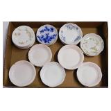 26 antique porcelain butter pats