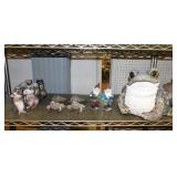 Garden yard art statues: 7 squirrels, 6" tall -