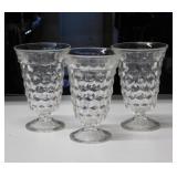 Fostoria American: 3 footed goblets - Sherbet -