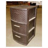 Sterilite 3 drawer storage unit, 12.5" x 14" x 24"