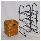 Peterboro square basket, 6" sq. x 6.5" -