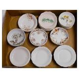 27 antique porcelain butter pats