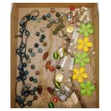 Flat of necklaces