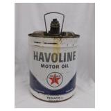 Havoline Motor Oil 5 gallon can