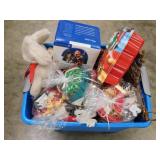 Tote of everything Christmas, some may be vintage