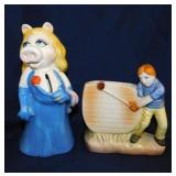 Sigma ceramic Miss Piggy coin bank - Nancy Pew