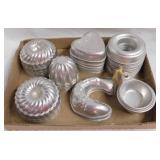 44 vintage aluminum gelatin molds - Set of 3 Ekco