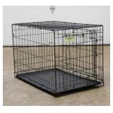 Folding double door pet dog crate, 36" x 22" x 24"