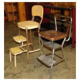 Vintage Cosco & Marsh Allan kitchen step stool