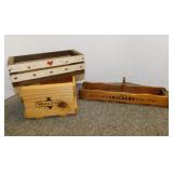 Wooden home dï¿½cor: Cracker holder - Small crates