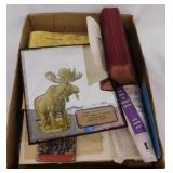 Flat of vintage papers, some local - Centralia IL