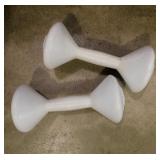 Two Orbatron 3 lb. hand weights