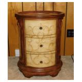 Stein World Natalie oval 3 drawer night stands,