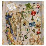 Ladies costume jewelry: Necklaces - Holiday pins