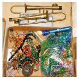 Costume jewelry: Mardi Gras beads - Christmas