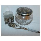 Sterling silver: Nail file, 6.5" long - Crystal