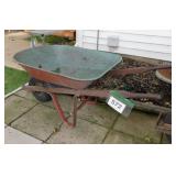 Tru-Temper metal tub wheelbarrow