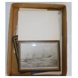 Paper ephemera: The Queen ship trade card -