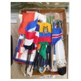 Foreign Country Flags - souvenirs from world