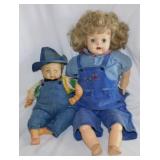 Vintage baby dolls & bed: Clothes - Bedding &