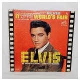 3 Elvis Presley album covers - Tin sign of Elvis