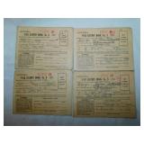 4 war ration books