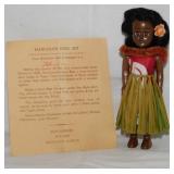 Hawaii & foreign country dolls - Carved wood