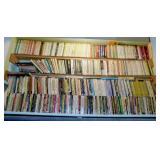 Paperback fiction books, mostly spy & sci-fi,