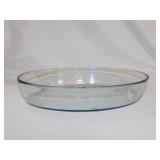 Marinex clear glass oval baking dish, 13.5" wide