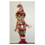2 boxes of blown glass Christmas tree ornaments: