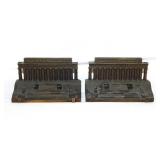 B&H cast iron Lincoln Memorial bookends