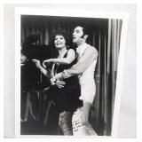 Signed Marilyn Mason & Elvis Presley movie photo,