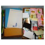 Office supplies: New Post-It Notes - Index cards