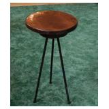 Hand crafted milking stool - Wrought iron patio