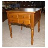 Vintage Philip Reinisch Co. side table w/ drawer,