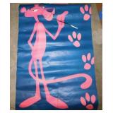 1971 groovy Pink Panther poster, 25" x 38" -