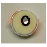 2 ct oval garnet gemstone