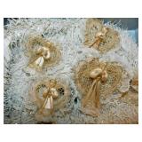 Vine handmade lace angel ornaments