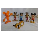 Vintage Disney Mickey Mouse & Pluto toys -